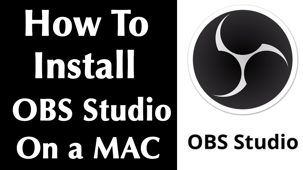 how to install obs for mac
